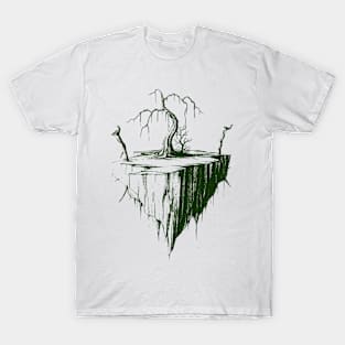 hand draw alone tree graphic design by ironpalette T-Shirt